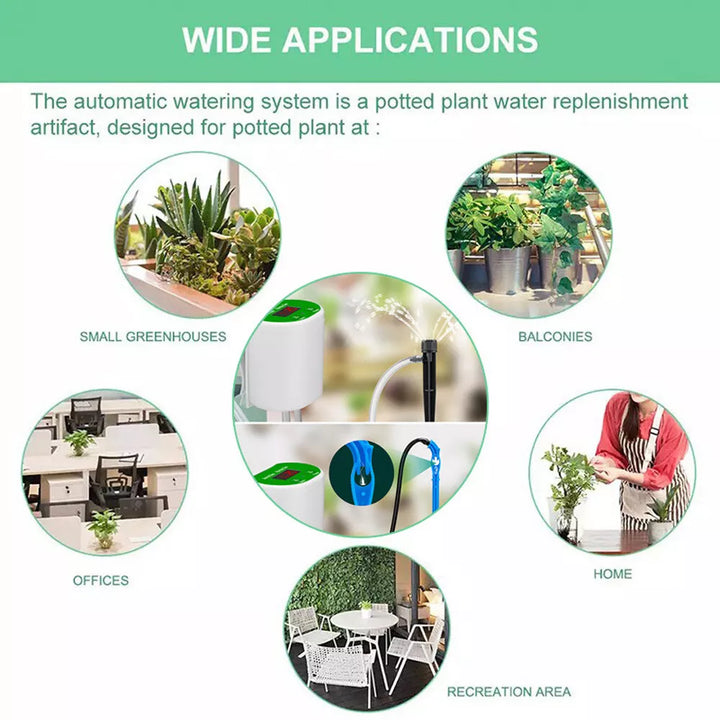 Kalsten | Automatic Watering System for Indoor Plants | Smart Irrigation with Pump & Timer