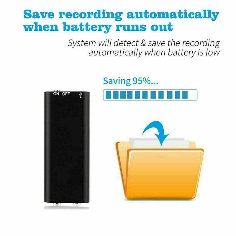 Skanto | Mini Voice Recorder - Mini Sound Recorder - Mini Recording Device - Smallest Hidden Voice Recorder