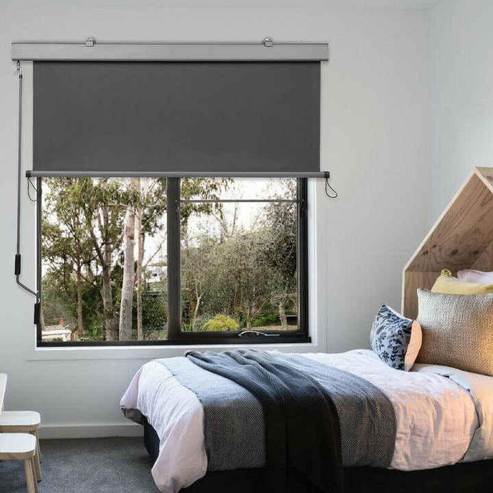 Vertical awning sun protection outdoor roller blind anthracite 2.5M*1.4M | Kalsten
