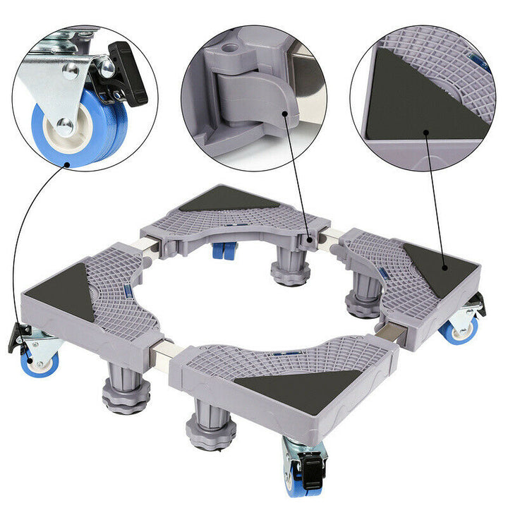Washing machine stand adjustable movable | Kalsten