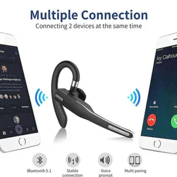 Bluetooth 5.1 Wireless Truckers Headset with Noise Cancelling