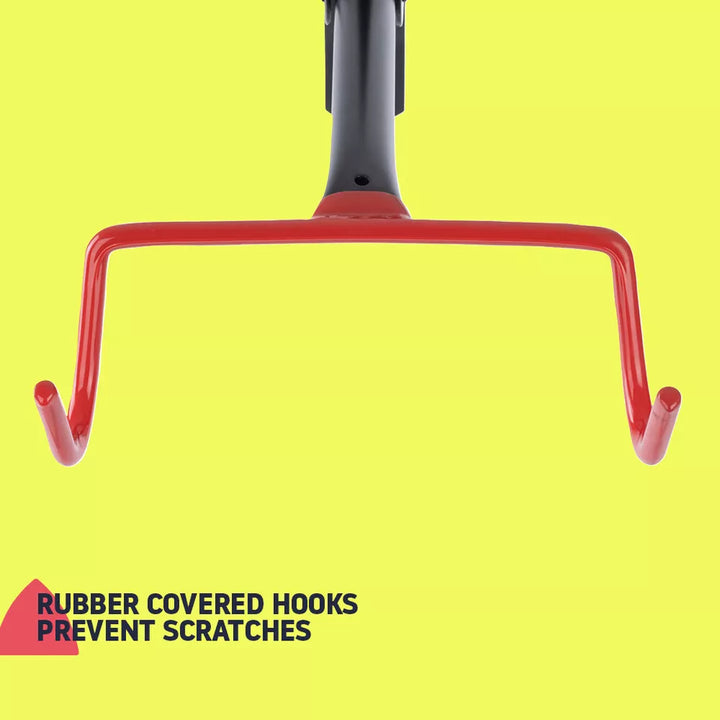 Space-Saving Bicycle Wall Hook with Protection