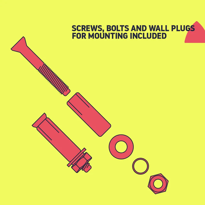 Space-Saving Bicycle Wall Hook with Protection