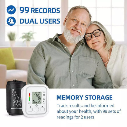 Skanto | Digital Blood Pressure Monitor | Fully Automatic, Intellisense Technology & Memory Function for Home and Travel Use