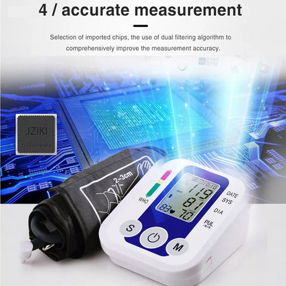 Skanto | Digital Blood Pressure Monitor | Fully Automatic, Intellisense Technology & Memory Function for Home and Travel Use