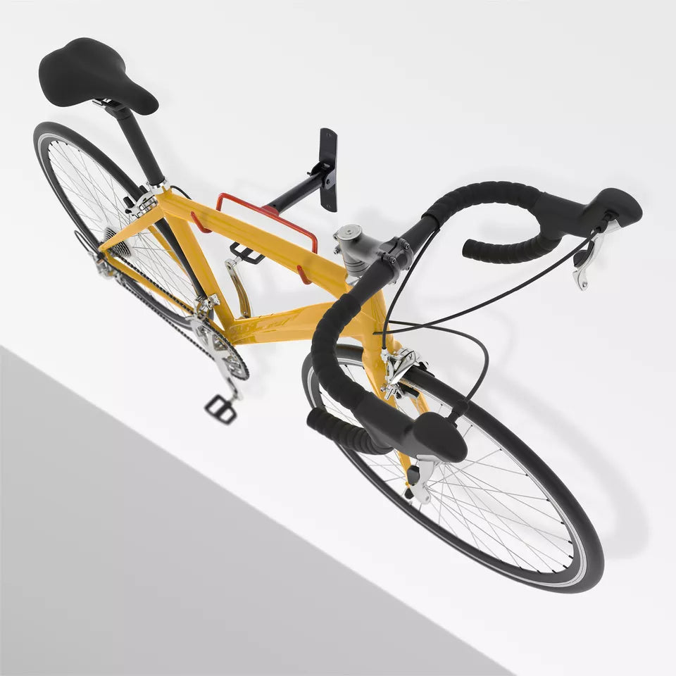 Space-Saving Bicycle Wall Hook with Protection