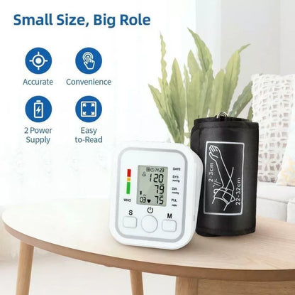 Skanto | Digital Blood Pressure Monitor | Fully Automatic, Intellisense Technology & Memory Function for Home and Travel Use