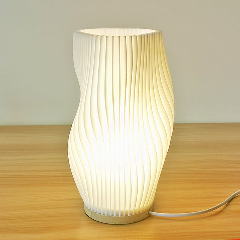 Frenchlight Table Lamp - Elegant Pleated Table Lamp in French Cream for Atmospheric Spaces Kalsten