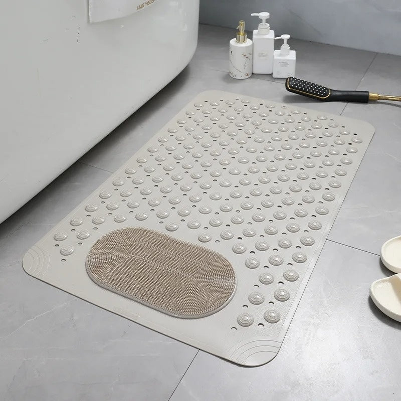 Skanto | SAFEGRIP SHOWER MAT – Anti-slip mat with built-in foot scrub for safe and hygienic showers