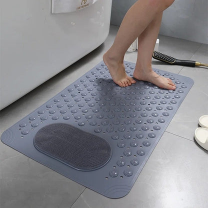 Skanto | SAFEGRIP SHOWER MAT – Anti-slip mat with built-in foot scrub for safe and hygienic showers