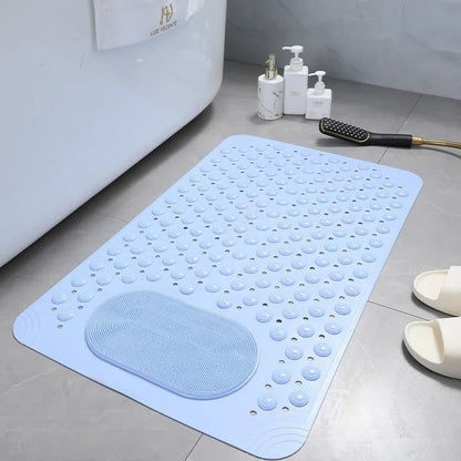 Skanto | SAFEGRIP SHOWER MAT – Anti-slip mat with built-in foot scrub for safe and hygienic showers