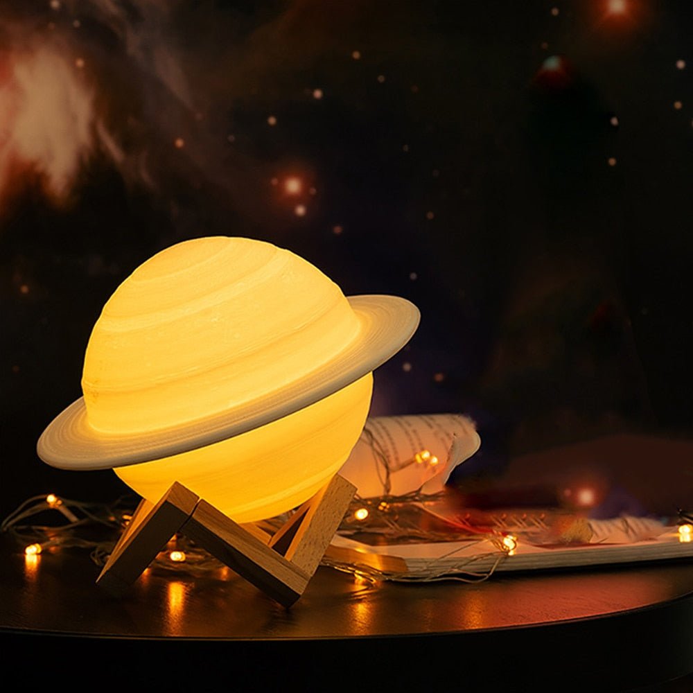 Lamp - SaturnGlow - Planetary Design - Adjustable Lighting | Kalsten