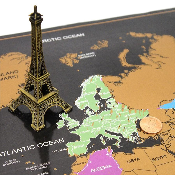Scratch Off World Map Poster | Kalsten