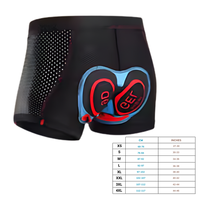 Karnz | Seamless padded cycling shorts