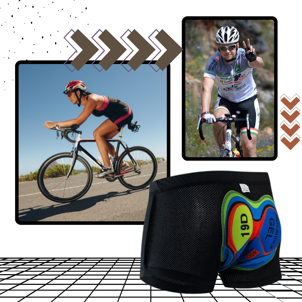 Karnz | Seamless padded cycling shorts