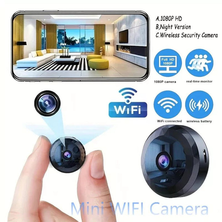 Kalsten | OPTIGUARD – Magnetic Mini WiFi Camera 1080P HD with Night Vision & Motion Detection