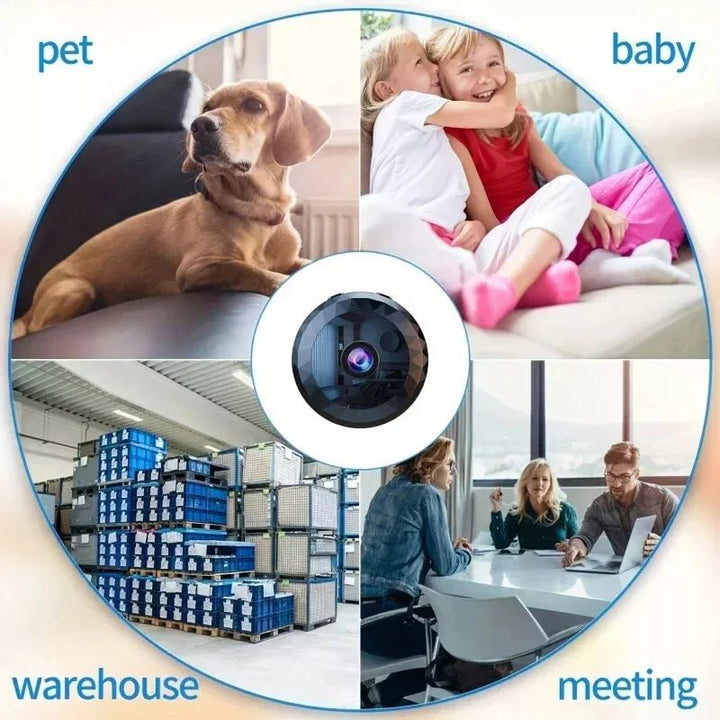 Kalsten | OPTIGUARD – Magnetic Mini WiFi Camera 1080P HD with Night Vision & Motion Detection