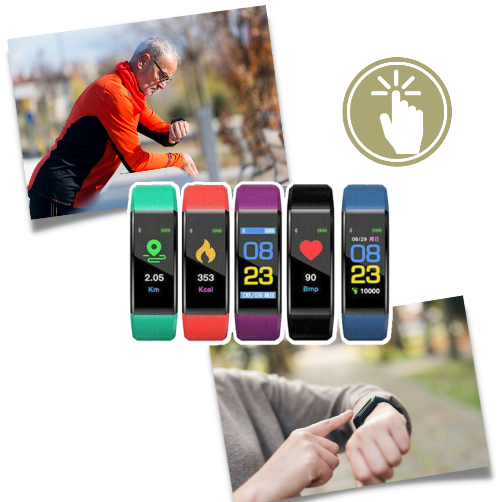 Kalsten | VitaWatch | Senior Smartwatch with Health Monitor and Large LED Screen
