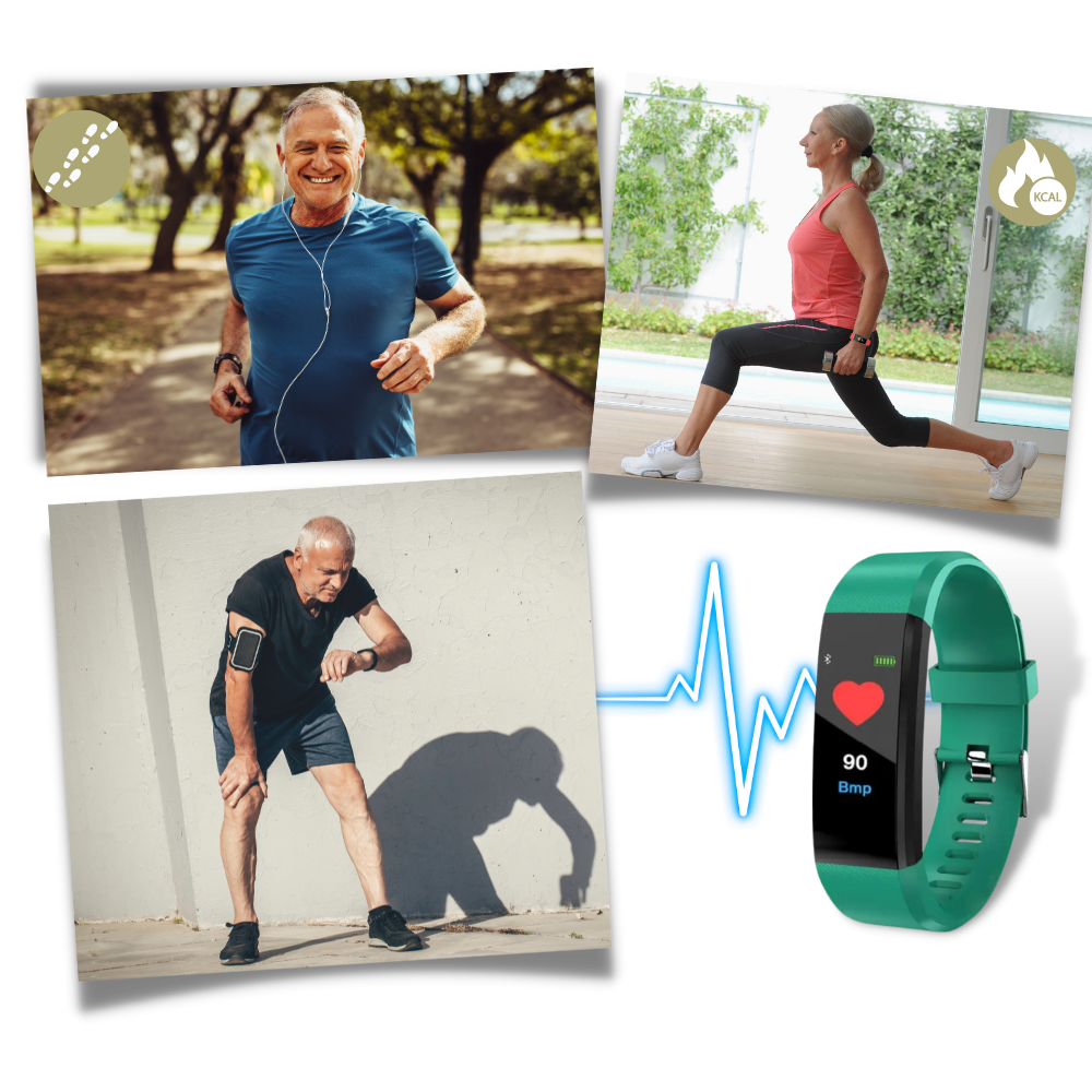 Karnz | Seniors Smartwatch | Heart rate & Blood pressure always at a glance