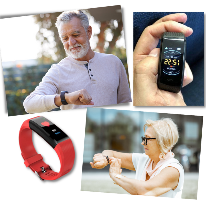 Kalsten | VitaWatch | Senior Smartwatch with Health Monitor and Large LED Screen
