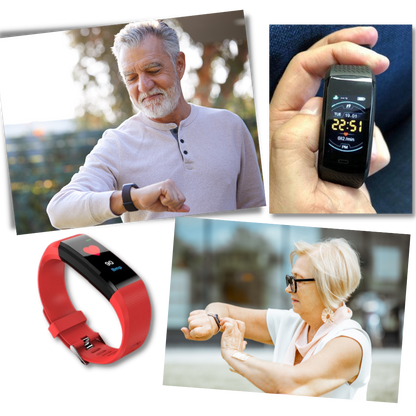 Karnz | Seniors Smartwatch | Heart rate & Blood pressure always at a glance