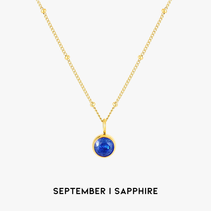 Birthstone Pendant Necklace