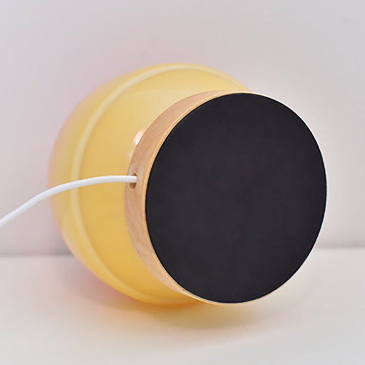 Peach Glass Table Lamp | Kalsten