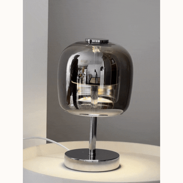 Lux Shine Lamp - Elegant Electroplated Glass Desk Lamp for Ambient Lighting | Kalsten