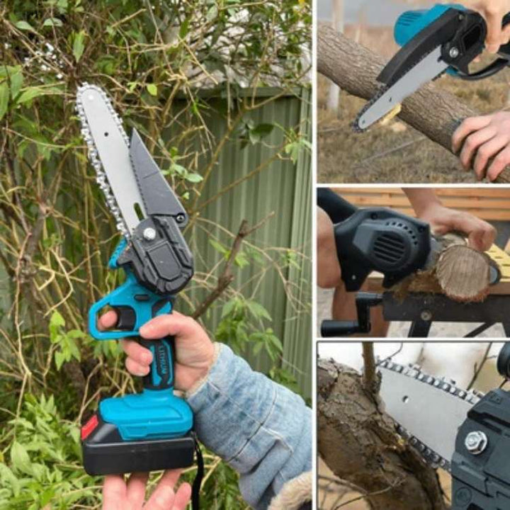 Kalsten | Cordless Electric Chainsaw | Lightweight, Ergonomic Design & Ideal for Effortless Pruning and Trimming