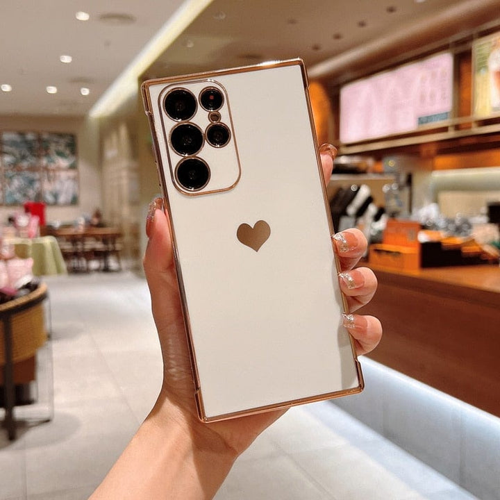Kalsten | Samsung phone cases | Luxurious, shock-resistant, plated square case