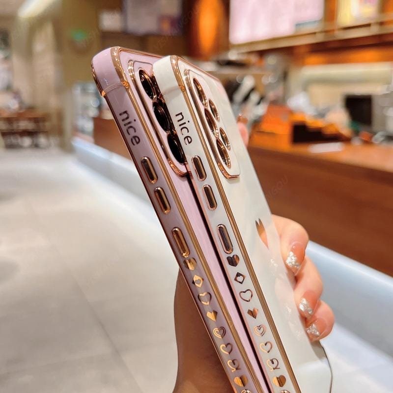 Kalsten | Samsung phone cases | Luxurious, shock-resistant, plated square case