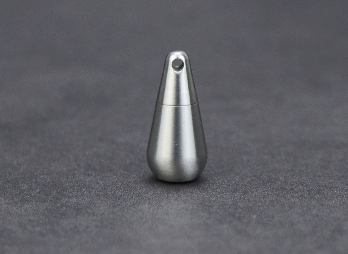 BowLift | Titanium Droplet Mini Pill Box - Waterproof Travel Case
