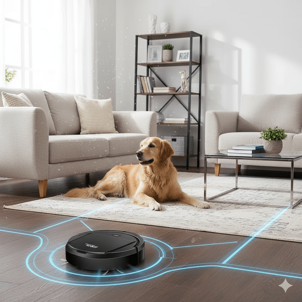 Kalsten | SILENTDUST – Smart Robot Vacuum with Ultra-Quiet Cleaning & HEPA Filtration