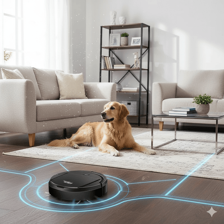 Kalsten | SILENTDUST – Smart Robot Vacuum with Ultra-Quiet Cleaning & HEPA Filtration