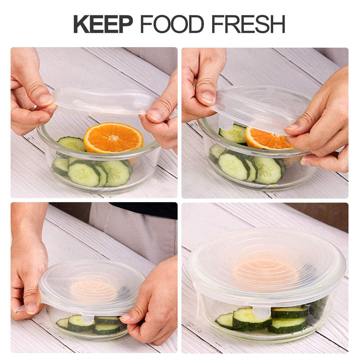 Universal Stretch Lid Covers 6-Pack | Kalsten