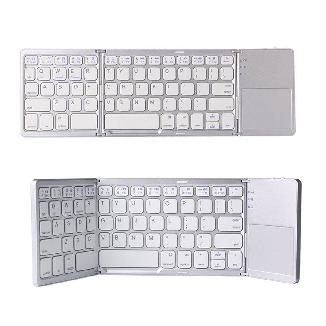Foldable Bluetooth Keyboard with Touchpad