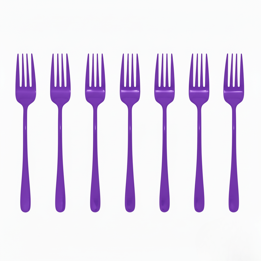 Kalsten | Silvéra – Elegant Dining Fork, Durable Plated Stainless Steel Utensil
