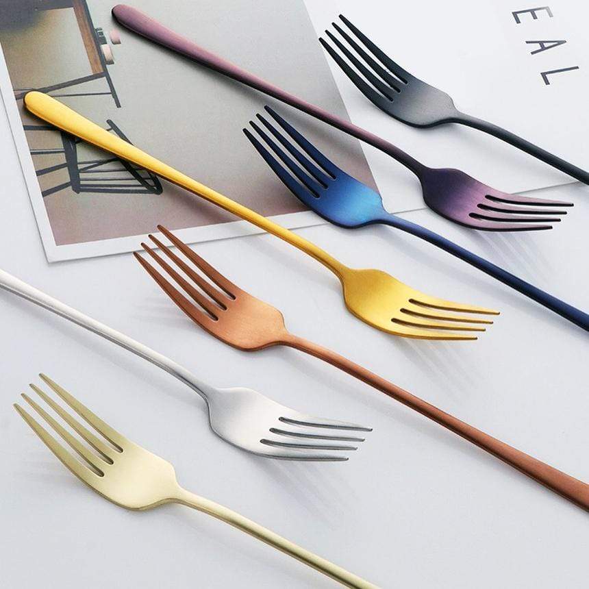 Kalsten | Silvéra – Elegant Dining Fork, Durable Plated Stainless Steel Utensil