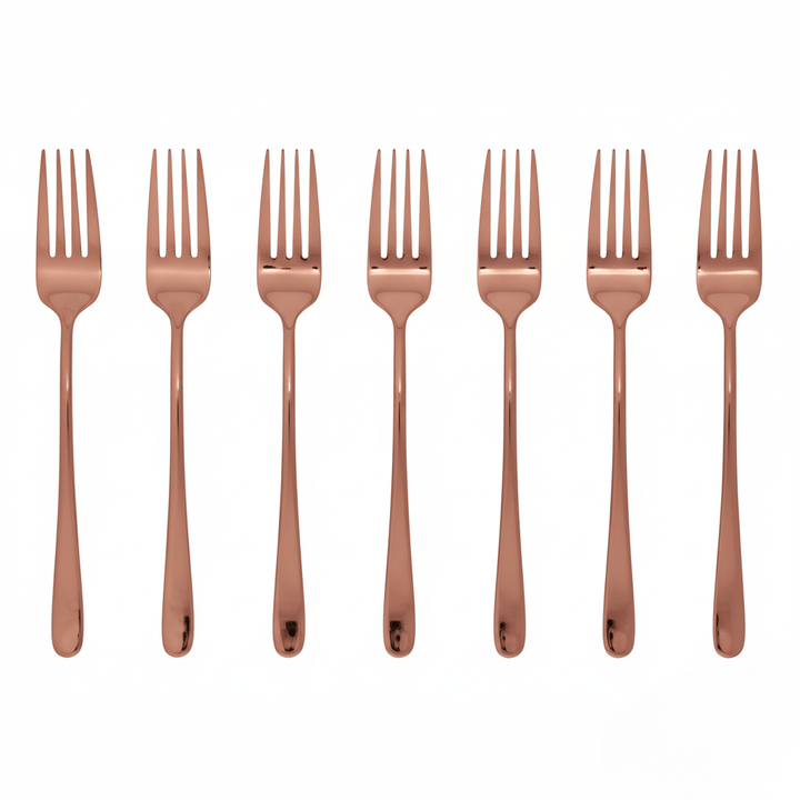 Kalsten | Silvéra – Elegant Dining Fork, Durable Plated Stainless Steel Utensil