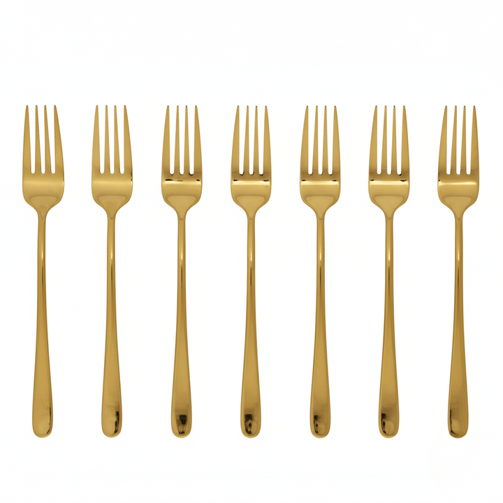Kalsten | Silvéra – Elegant Dining Fork, Durable Plated Stainless Steel Utensil