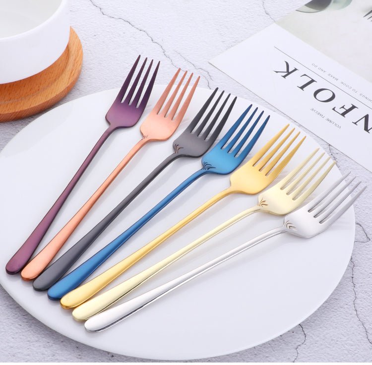 Kalsten | Silvéra – Elegant Dining Fork, Durable Plated Stainless Steel Utensil