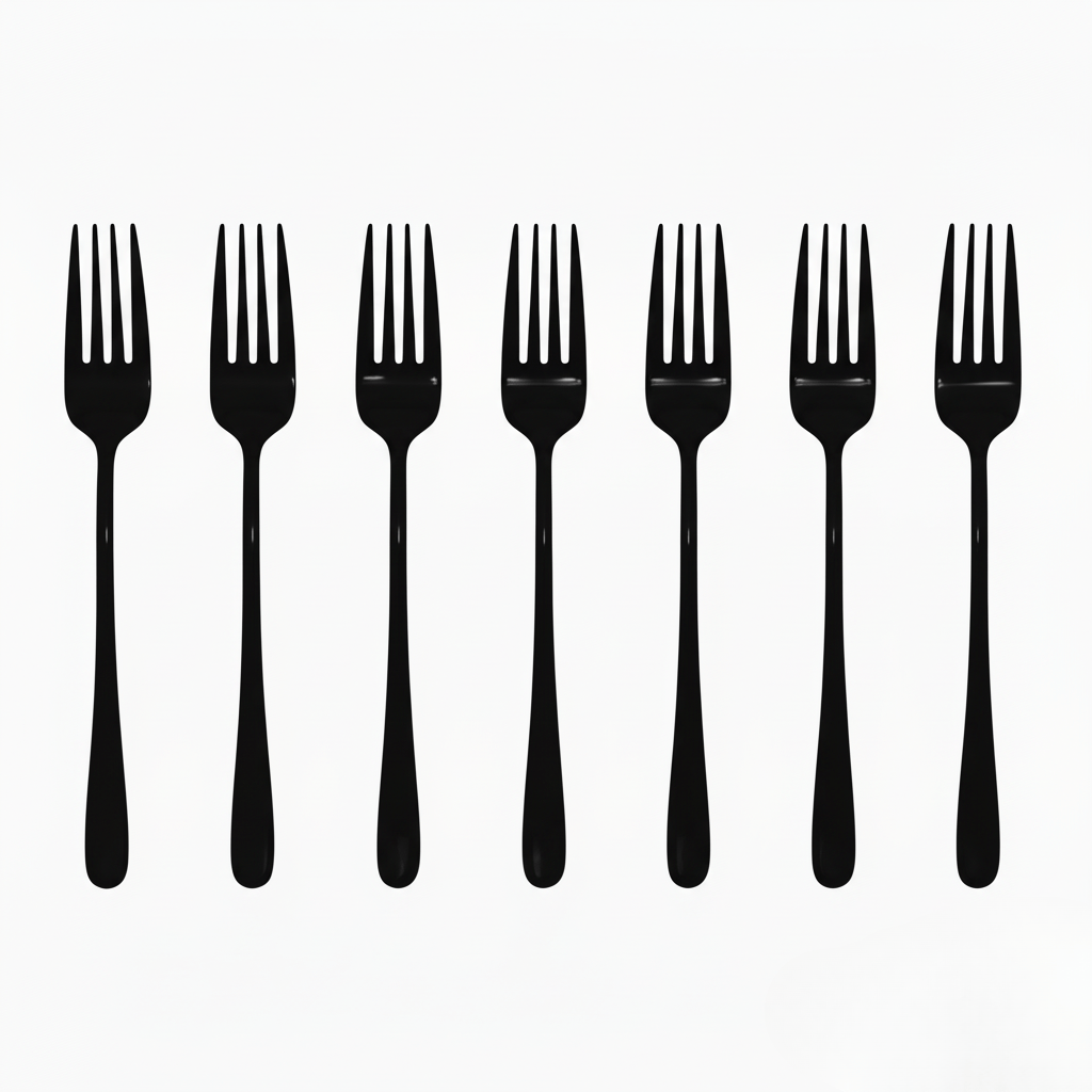 Kalsten | Silvéra – Elegant Dining Fork, Durable Plated Stainless Steel Utensil