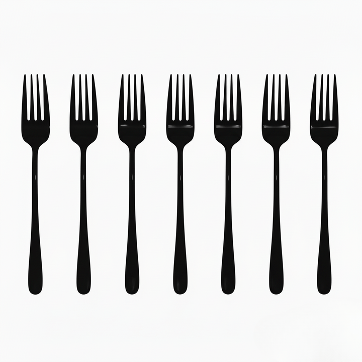 Kalsten | Silvéra – Elegant Dining Fork, Durable Plated Stainless Steel Utensil