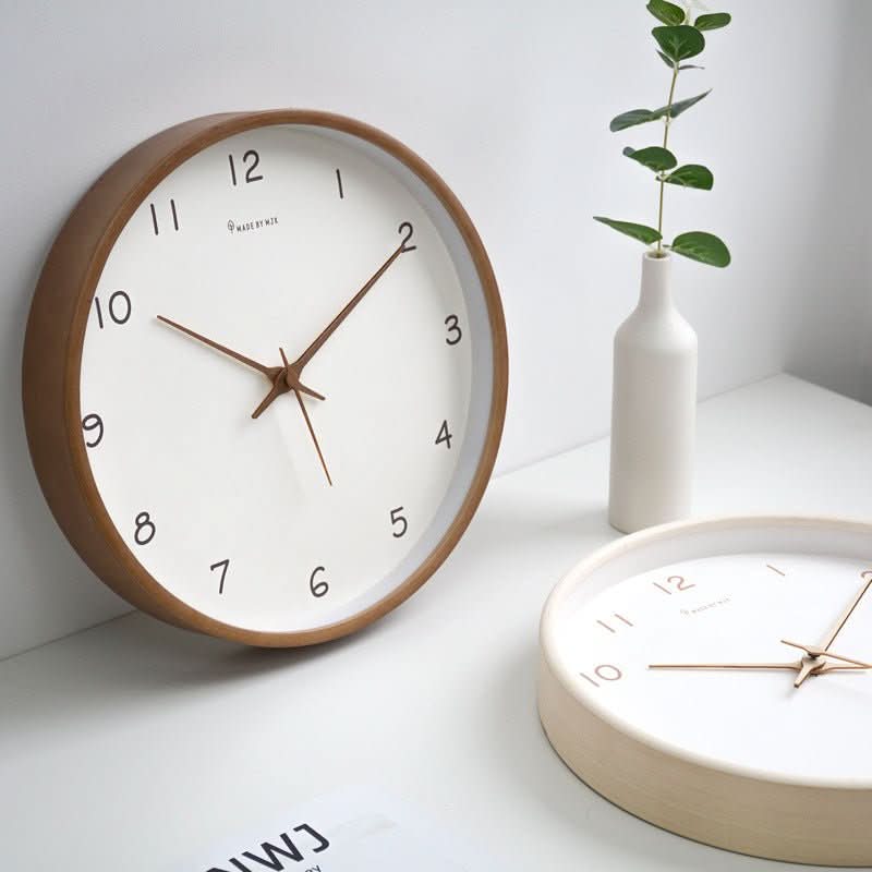 Skanto | Silent Solid Wood Analog Wall Clock
