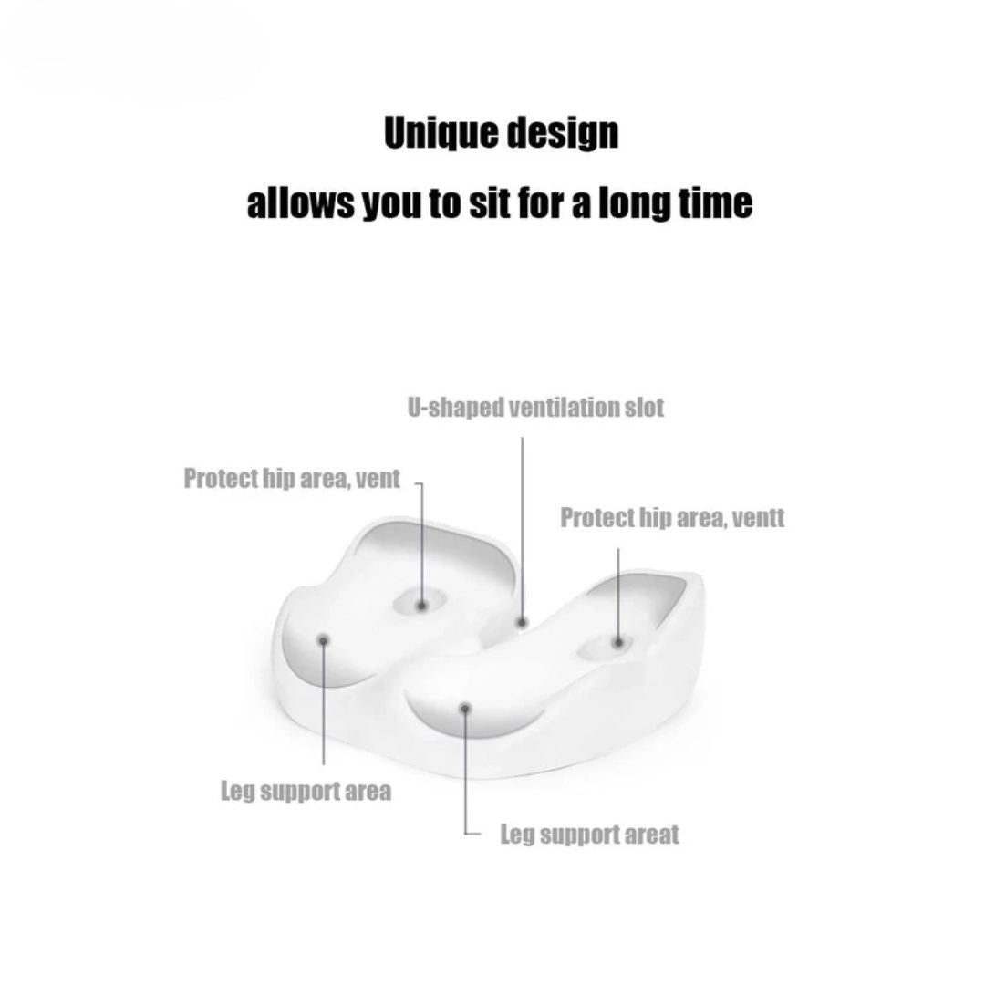 Kalsten | SITRELIEF – Adjustable Memory Foam Seat Cushion for Tailbone & Back Support