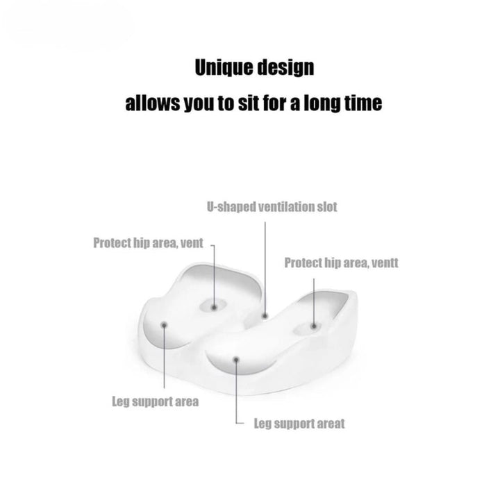 Kalsten | SITRELIEF – Adjustable Memory Foam Seat Cushion for Tailbone & Back Support