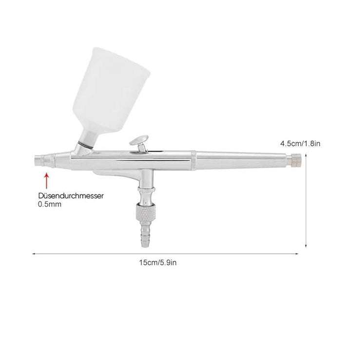 Pneumatic acrylic paint spray device for artists | Kalsten