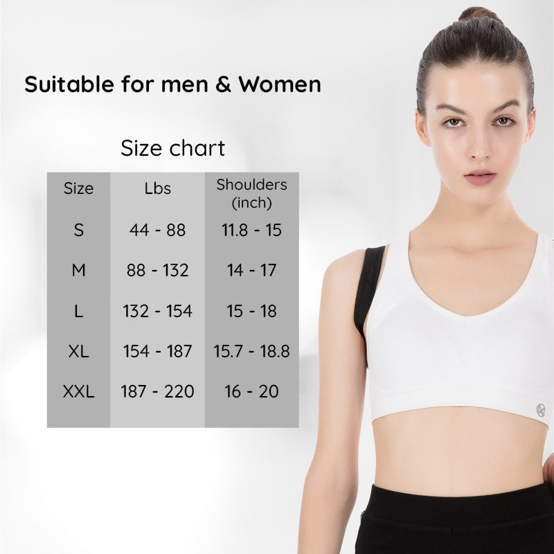 Kalsten | Invisible Back Posture Corrector | Adjustable, Comfortable Design for Improved Posture and Back Support