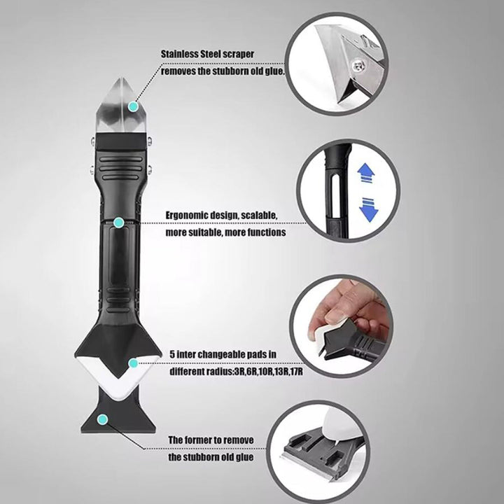 Fugefixser - Joint scraper and spatula | Kalsten