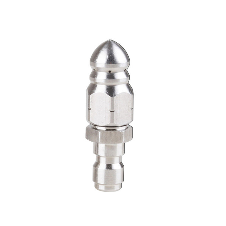 High pressure nozzle made of stainless steel for unclogging wastewater pipes | Kalsten